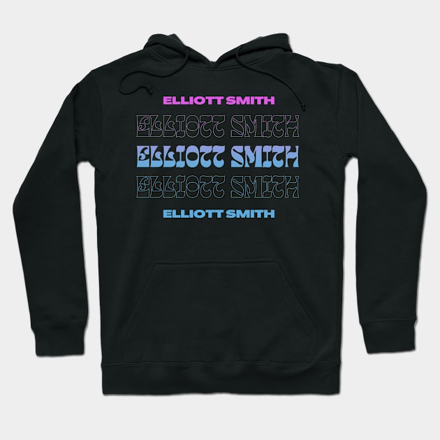 Elliott Smith // Typography Fan Art Design Hoodie by bambangbuta